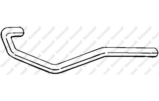 Tuyau d'échappement 384-979 Bosal