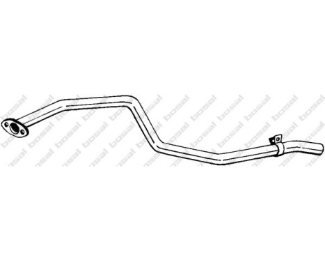 Tuyau d'échappement 484-397 Bosal