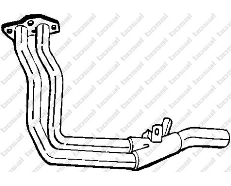 Tuyau d'échappement 720-901 Bosal