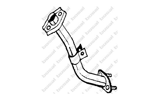 Tuyau d'échappement 735-487 Bosal, Image 2