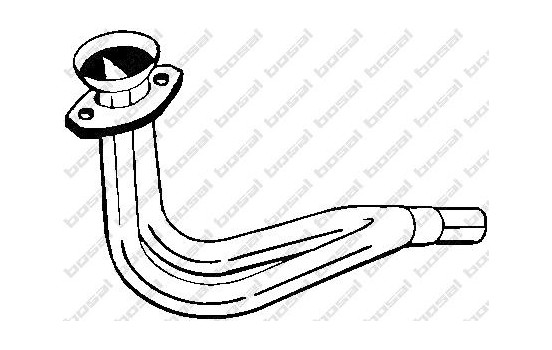 Tuyau d'échappement 736-131 Bosal, Image 2