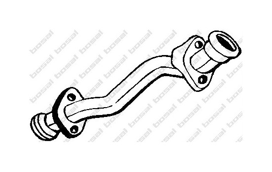 Tuyau d'échappement 736-149 Bosal
