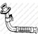Tuyau d'échappement 736-159 Bosal