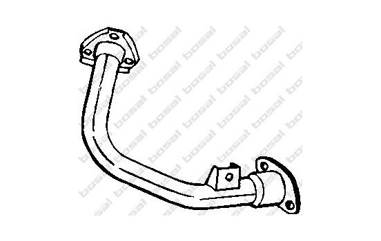Tuyau d'échappement 737-555 Bosal, Image 2