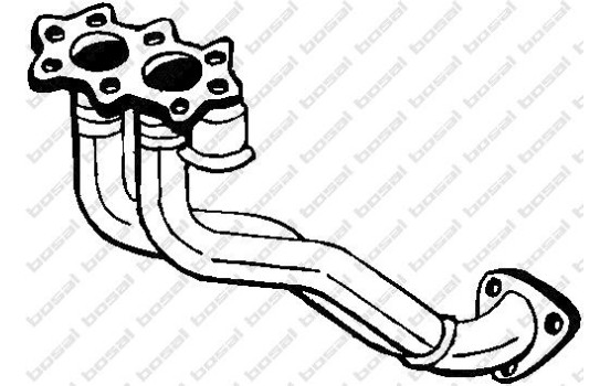 Tuyau d'échappement 751-075 Bosal, Image 2