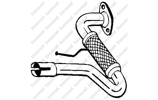 Tuyau d'échappement 751-081 Bosal