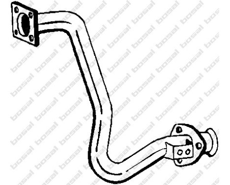 Tuyau d'échappement 753-157 Bosal