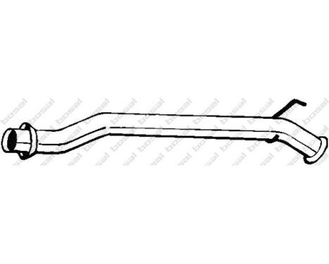 Tuyau d'échappement 753-283 Bosal