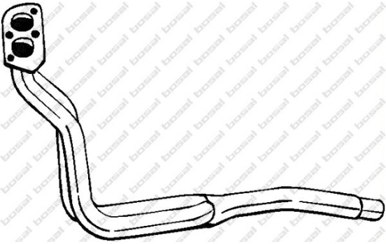 Tuyau d'échappement 765-749 Bosal