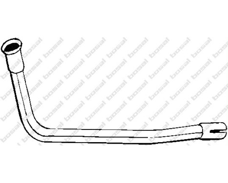 Tuyau d'échappement 774-205 Bosal