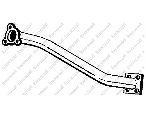 Tuyau d'échappement 774-348 Bosal
