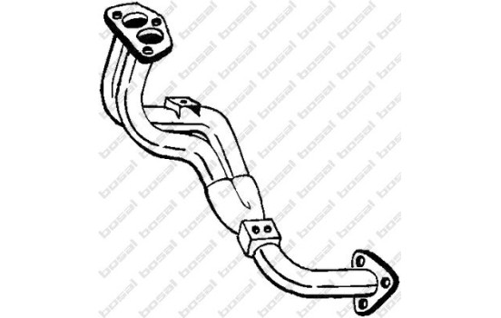 Tuyau d'échappement 783-905 Bosal