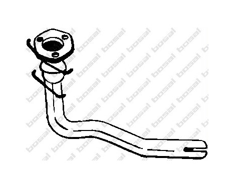 Tuyau d'échappement 784-681 Bosal