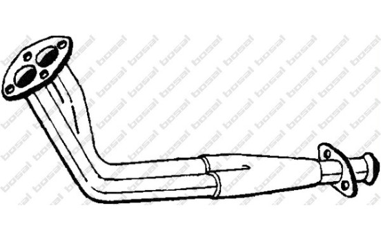Tuyau d'échappement 786-021 Bosal