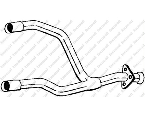 Tuyau d'échappement 786-801 Bosal