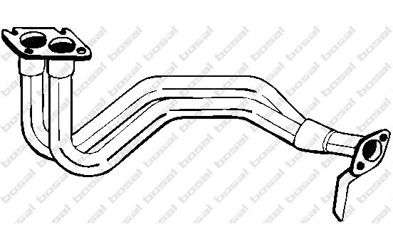 Tuyau d'échappement 787-017 Bosal