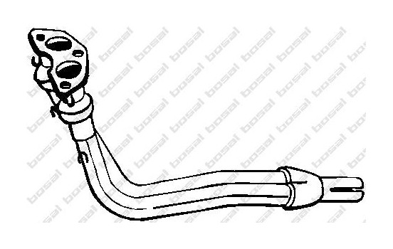 Tuyau d'échappement 787-715 Bosal, Image 2