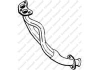 Tuyau d'échappement 788-637 Bosal