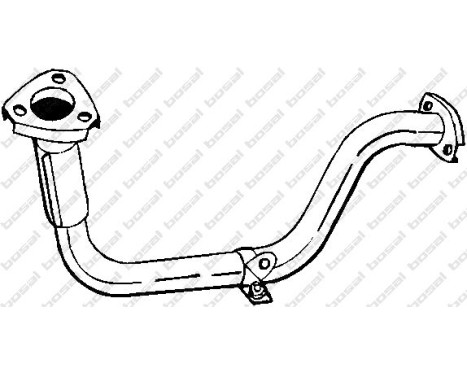 Tuyau d'échappement 788-811 Bosal