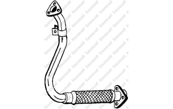 Tuyau d'échappement 789-027 Bosal