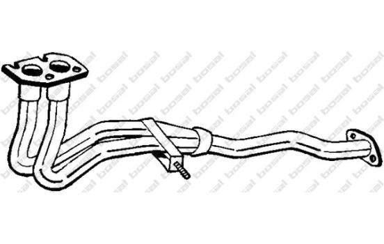 Tuyau d'échappement 802-433 Bosal