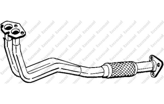 Tuyau d'échappement 802-447 Bosal, Image 2