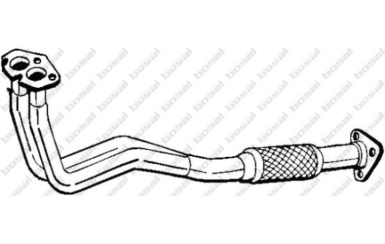 Tuyau d'échappement 802-447 Bosal