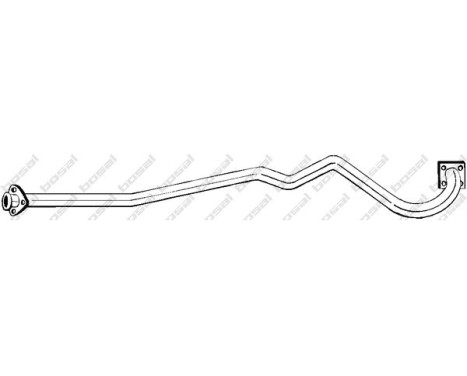 Tuyau d'échappement 811-344 Bosal