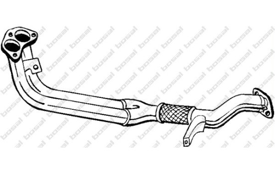 Tuyau d'échappement 823-143 Bosal