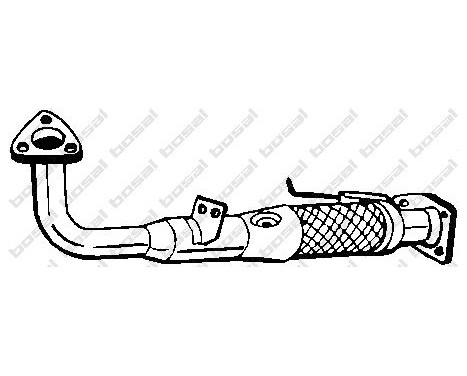 Tuyau d'échappement 823-843 Bosal