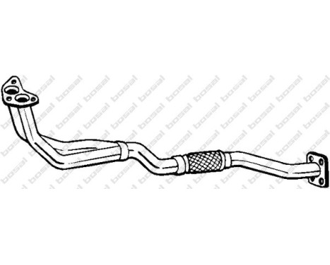 Tuyau d'échappement 823-945 Bosal