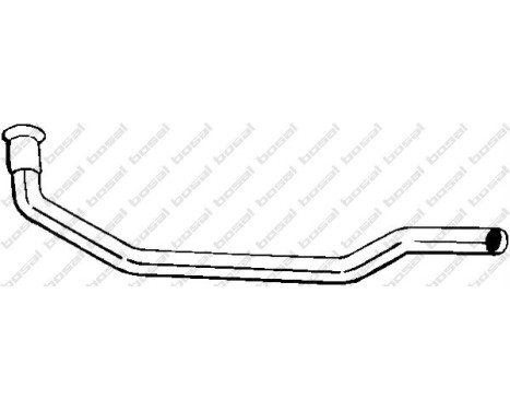 Tuyau d'échappement 830-633 Bosal