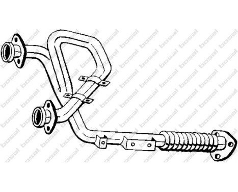 Tuyau d'échappement 835-941 Bosal