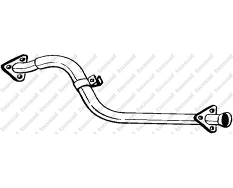 Tuyau d'échappement 837-045 Bosal