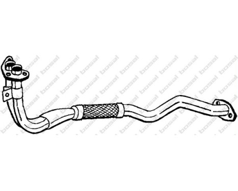 Tuyau d'échappement 841-235 Bosal