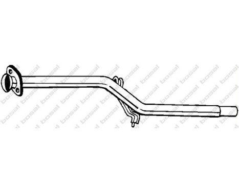 Tuyau d'échappement 880-305 Bosal