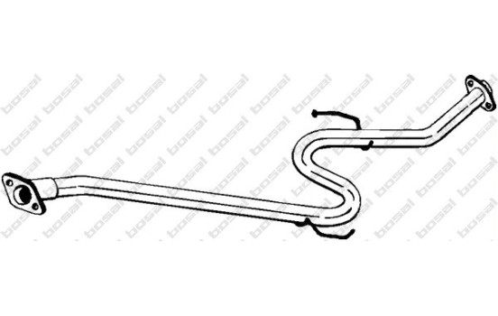 Tuyau d'échappement 884-611 Bosal