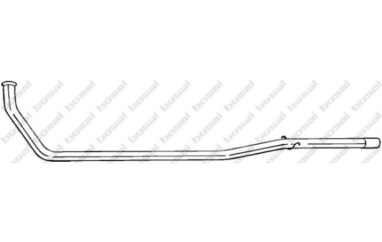 Tuyau d'échappement 886-003 Bosal