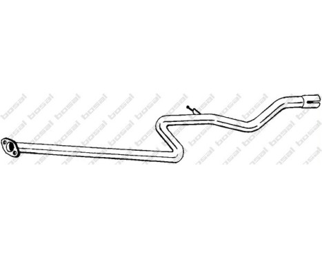 Tuyau d'échappement 886-085 Bosal