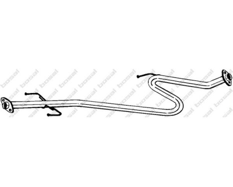 Tuyau d'échappement 887-121 Bosal