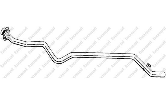 Tuyau d'échappement 939-965 Bosal, Image 2