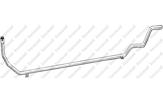 Tuyau d'échappement 975-347 Bosal, Image 2