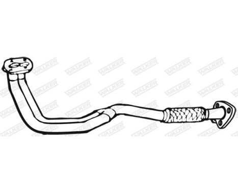 Tuyau d'échappement 02788 Walker