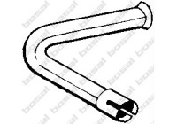 Tuyau d'échappement 338-115 Bosal