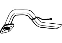 Tuyau d'échappement 351-783 Bosal