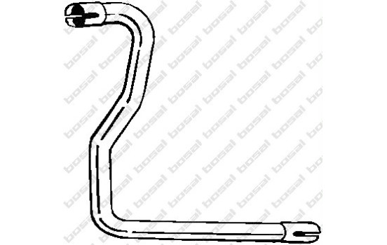 Tuyau d'échappement 363-627 Bosal