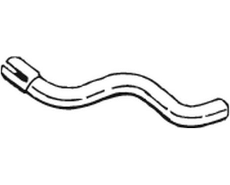 Tuyau d'échappement 376-899 Bosal