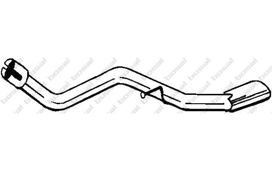 Tuyau d'échappement 387-355 Bosal, Image 2