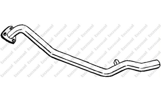 Tuyau d'échappement 432-555 Bosal