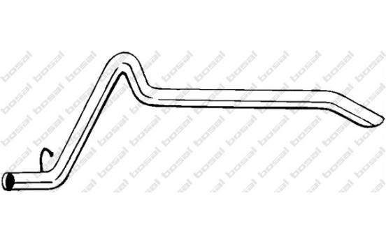 Tuyau d'échappement 437-387 Bosal